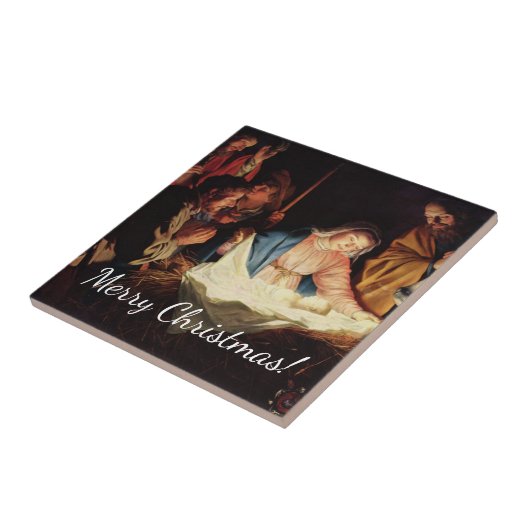 Weihnachtsmanagerszene Fliese (Seite)