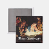 Weihnachtsmanagerszene Magnet (Vorderseite/Rückseite)