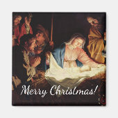 Weihnachtsmanagerszene Magnet (Vorne)