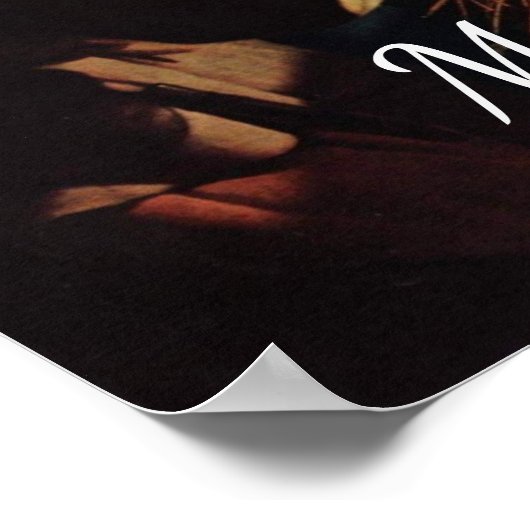 Weihnachtsmanagerszene Poster (Ecke)