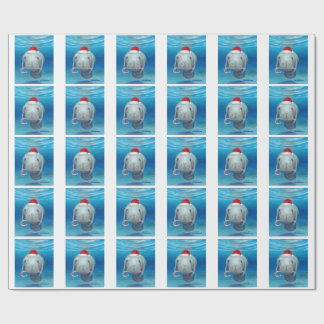 Weihnachtsmanatis-Packpapier Geschenkpapier