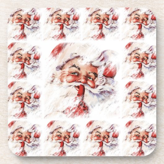 Weihnachtsmann 024 getränkeuntersetzer (Vorderseite)