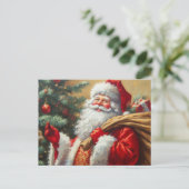 Weihnachtsmann 07 postkarte (Stehend Vorderseite)