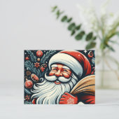 Weihnachtsmann 10 postkarte (Stehend Vorderseite)