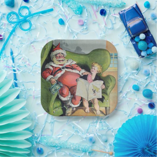 Weihnachtsmann 1896 Teller (Party)