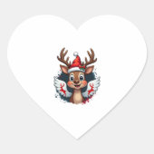 Weihnachtsmann (1) Herz-Aufkleber (Vorderseite)