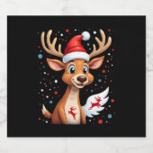 Weihnachtsmann (1) schaumweinetikett (Einzelnes Label)