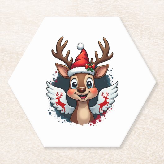 Weihnachtsmann (1) untersetzer (Vorderseite)