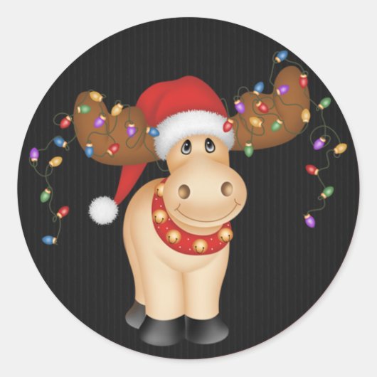 Weihnachtsmann 1 - Weihnachtsaufkleber Runder Aufkleber (Vorderseite)