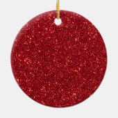 Weihnachtsmann 1. Weihnachtsfest Keramik Ornament (Hinten)