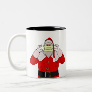 Weihnachtsmann 2021 zweifarbige tasse