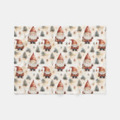 Weihnachtsmann 2 - Aquarell Fleecedecke (Vorderseite (Horizontal))