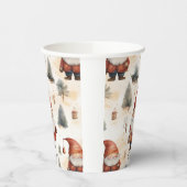 Weihnachtsmann 2 - Aquarell Pappbecher (Links)