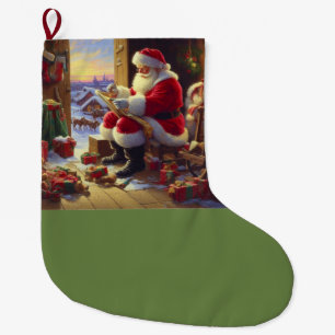 Weihnachtsmann 2 großer weihnachtsstrumpf