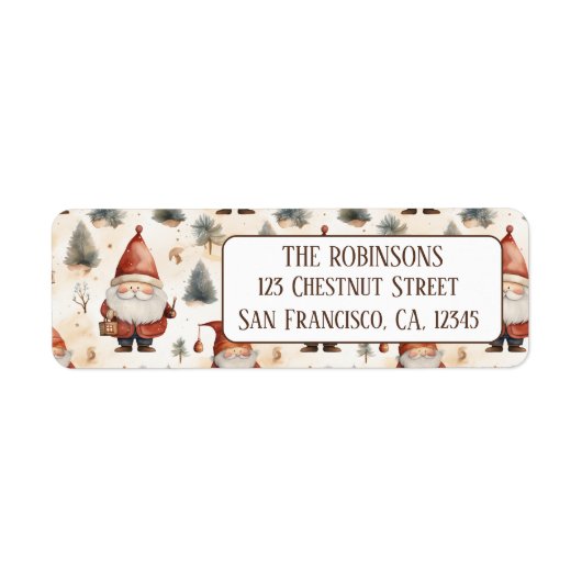 Weihnachtsmann 2 - Rücksendeadresse (Vorne)