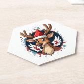 Weihnachtsmann (2) untersetzer (angewinkelt)