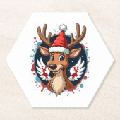 Weihnachtsmann (2) untersetzer (Vorderseite)