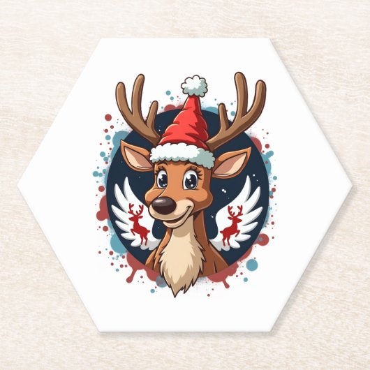 Weihnachtsmann (2) untersetzer (Vorderseite)