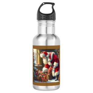 Weihnachtsmann 3 edelstahlflasche