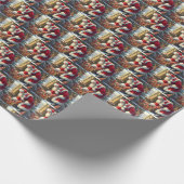 Weihnachtsmann 3 geschenkpapier (Ecke)