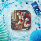 Weihnachtsmann 3 pappteller (Party)