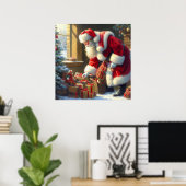 Weihnachtsmann 3 poster (Heimbüro)