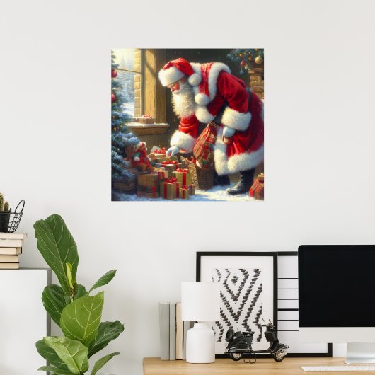 Weihnachtsmann 3 poster (Heimbüro)