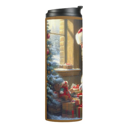 Weihnachtsmann 3 thermosbecher (Nach links gedreht)