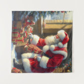 Weihnachtsmann 3 wandteppich (Vorderseite (Horizontal))