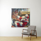 Weihnachtsmann 3 wandteppich (Beispiel (Horizontal))