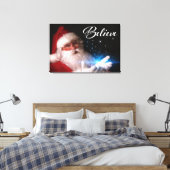 Weihnachtsmann #3 Weihnachtskunst Leinwanddruck (Insitu (Schlafzimmer))