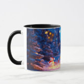 Weihnachtsmann, 3D-Walddesign-Tasse für Weihnachts Tasse (Links)