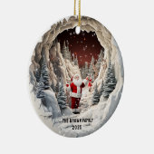 Weihnachtsmann 3D Weihnachtsschmuck (Rechts)