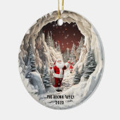 Weihnachtsmann 3D Weihnachtsschmuck (Links)