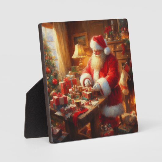 Weihnachtsmann 4 fotoplatte (Vorderseite)