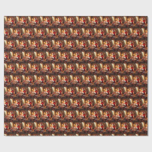 Weihnachtsmann 4 geschenkpapier (Flach)