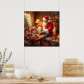 Weihnachtsmann 4 poster (Küche)