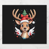 Weihnachtsmann (4) schaumweinetikett (Einzelnes Label)