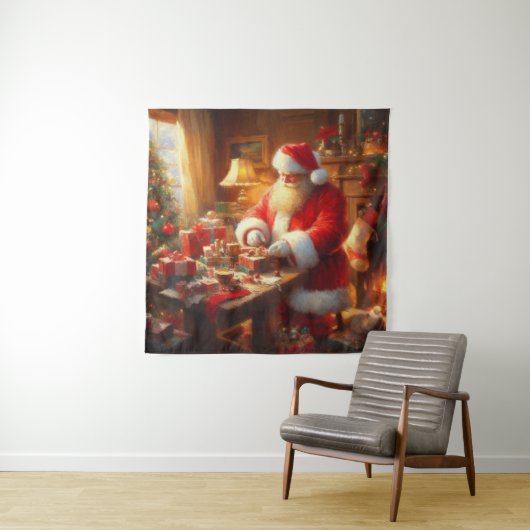 Weihnachtsmann 4 wandteppich (Beispiel)