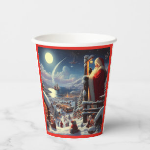 Weihnachtsmann 5 pappbecher