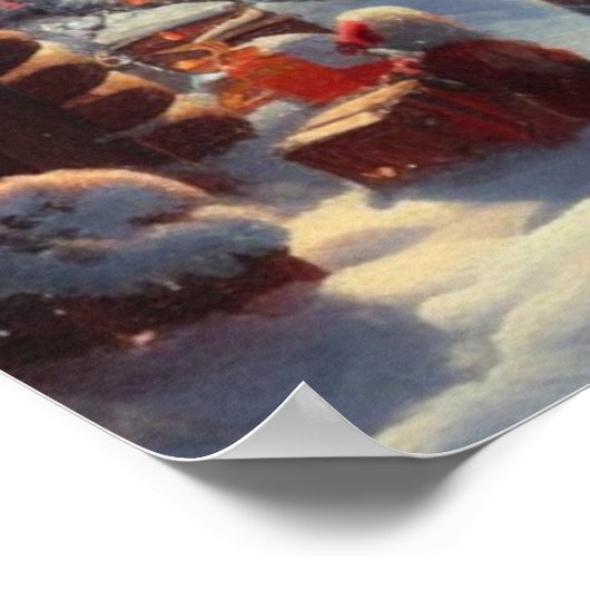 Weihnachtsmann 5 poster (Ecke)