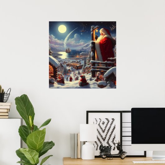 Weihnachtsmann 5 poster (Heimbüro)