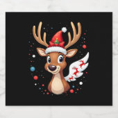 Weihnachtsmann (5) schaumweinetikett (Einzelnes Label)