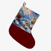 Weihnachtsmann 6 großer weihnachtsstrumpf (Vorderansicht (hängend))