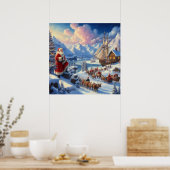 Weihnachtsmann 6 poster (Küche)