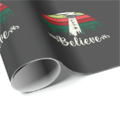 Weihnachtsmann-Alien-Entführung glaubt Geschenkpapier (Rolleneckpunkt)