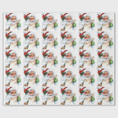 Weihnachtsmann Alt Weihnachten Geschenkpapier (Flach)