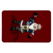 Weihnachtsmann am Boxtag Magnet (Horizontal)
