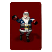 Weihnachtsmann am Boxtag Magnet (Vertikal)