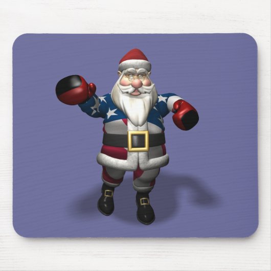 Weihnachtsmann am Boxtag Mousepad (Vorne)